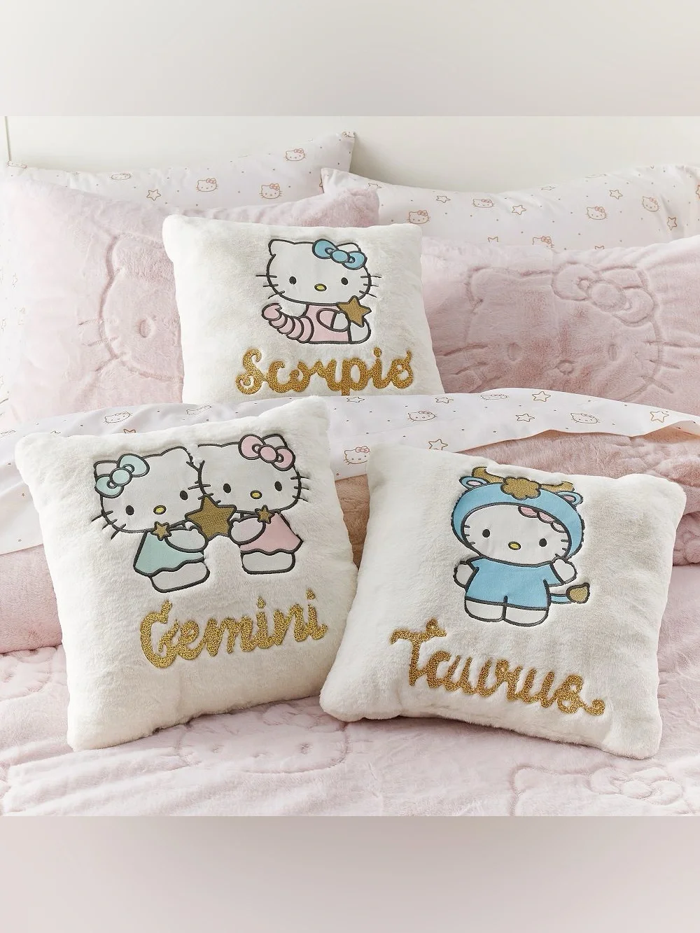 Pottery Barn Hello Kitty Astrology Pillow Taurus